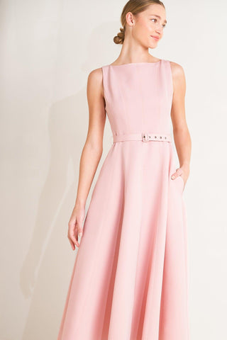 LIVING THE DREAM WOVEN MIDI DRESS - Glamourous Grace
