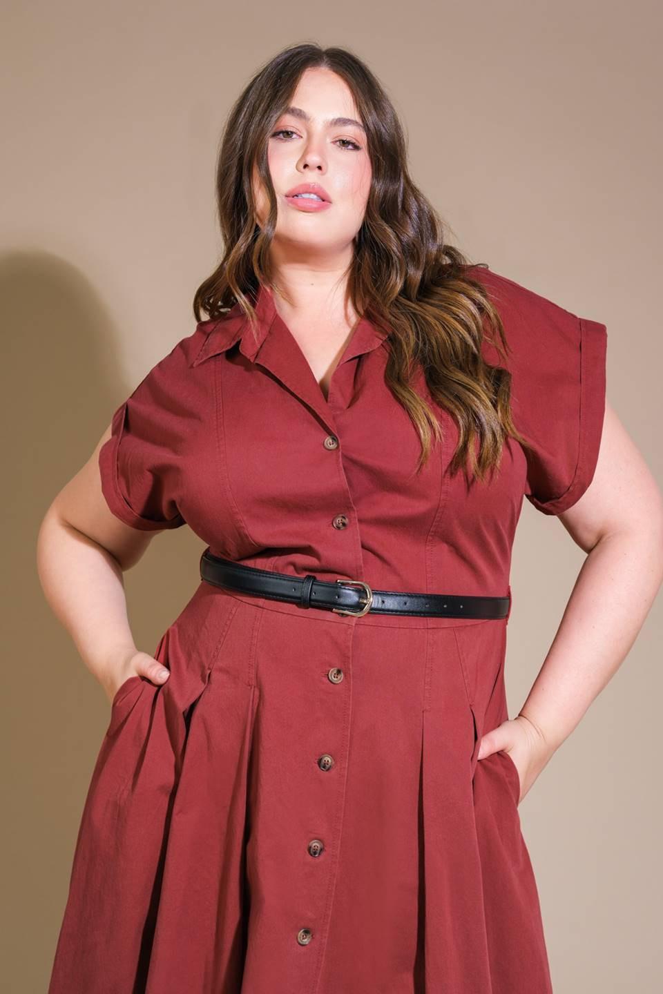 PERFECT BALANCE WOVEN MIDI DRESS - Glamourous Grace