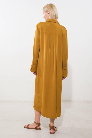STATE OF BLISS WOVEN MIDI DRESS - Glamourous Grace