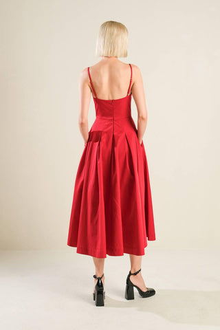 DREAM KEEPER WOVEN MIDI DRESS - Glamourous Grace