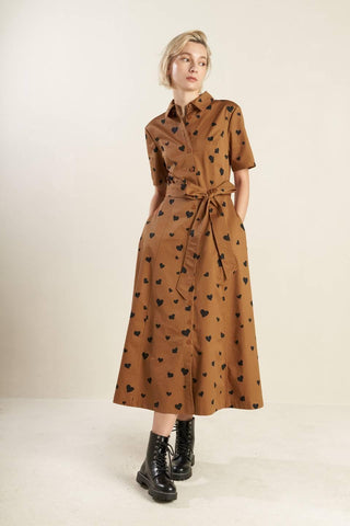 READY TO GO WOVEN MIDI DRESS - Glamourous Grace