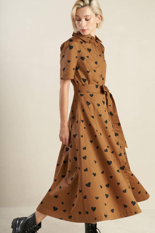 READY TO GO WOVEN MIDI DRESS - Glamourous Grace
