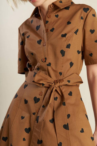 READY TO GO WOVEN MIDI DRESS - Glamourous Grace