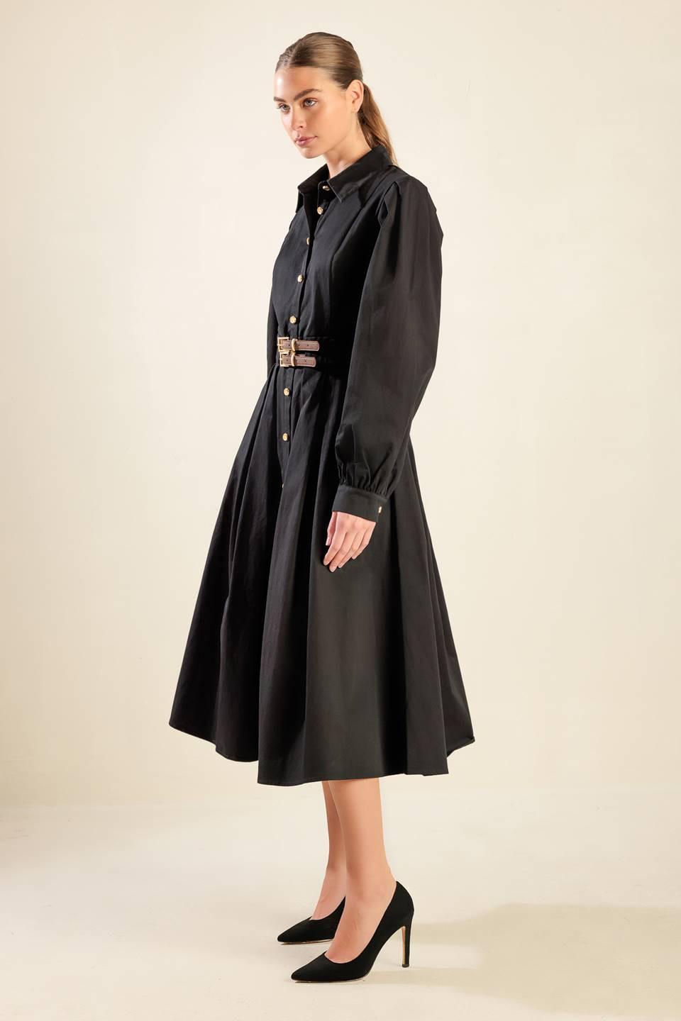 MIDNIGHT MASQUERADE WOVEN MIDI DRESS - Glamourous Grace