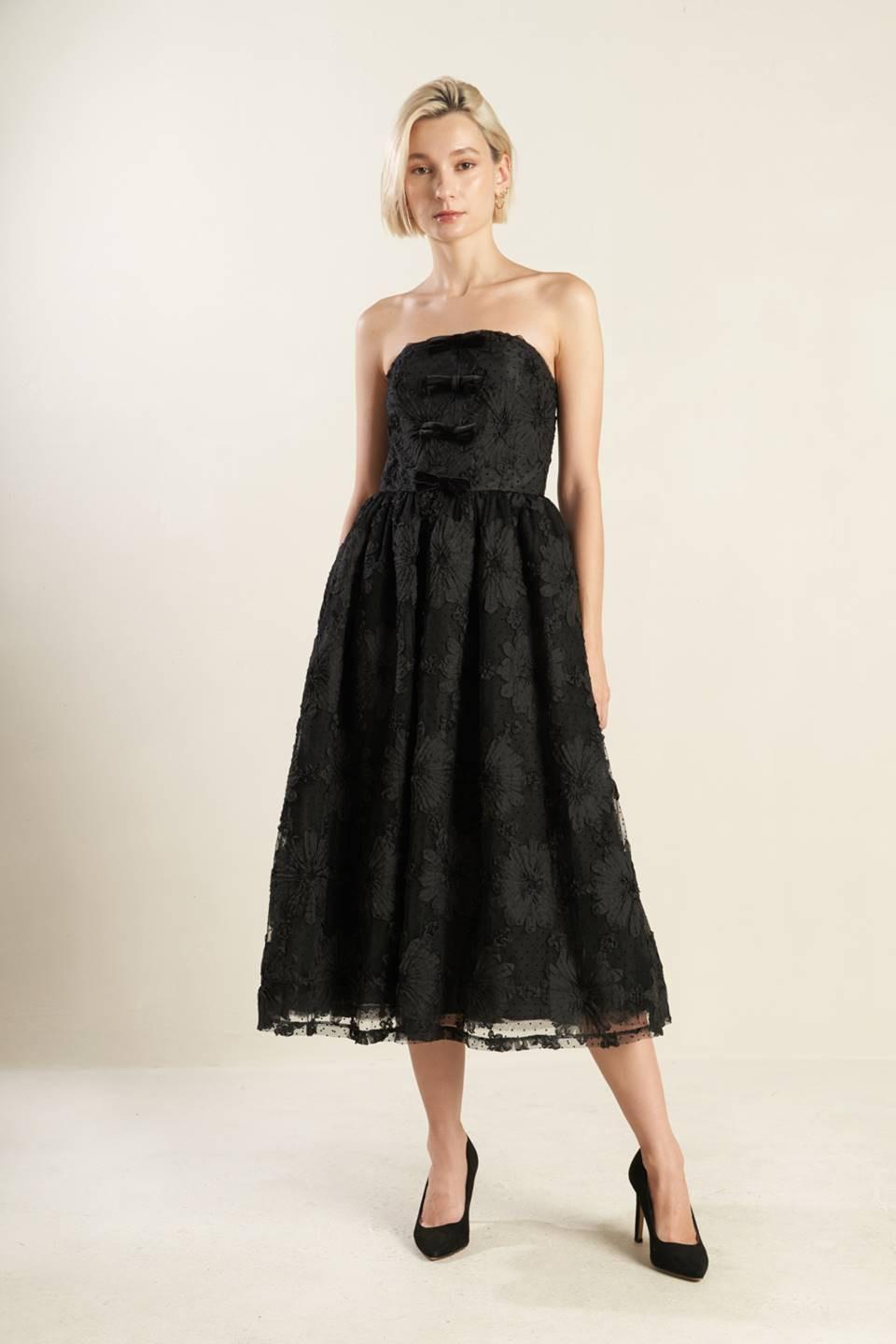 CONFIDENCE GAME LACE MIDI DRESS - Glamourous Grace
