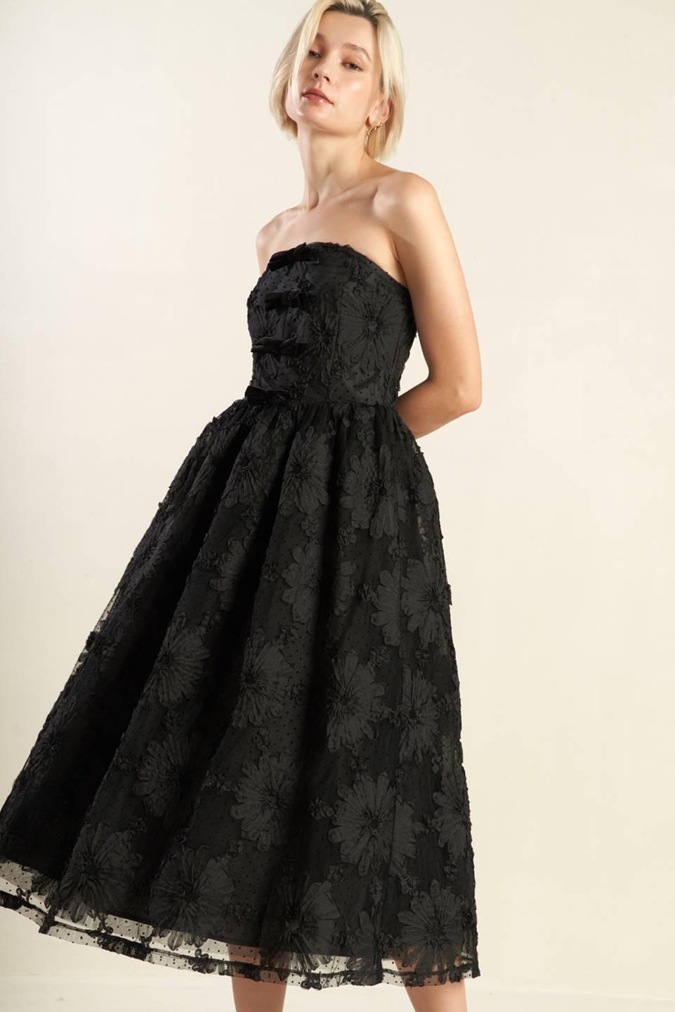 CONFIDENCE GAME LACE MIDI DRESS - Glamourous Grace