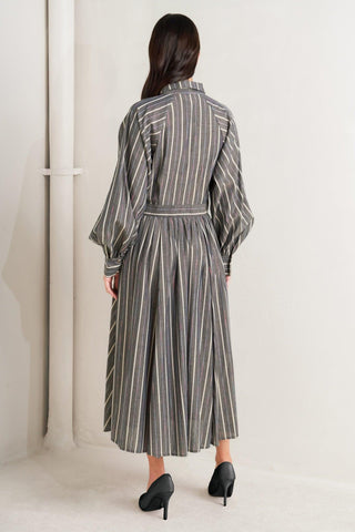 WHAT I FEEL WOVEN MIDI DRESS - Glamourous Grace
