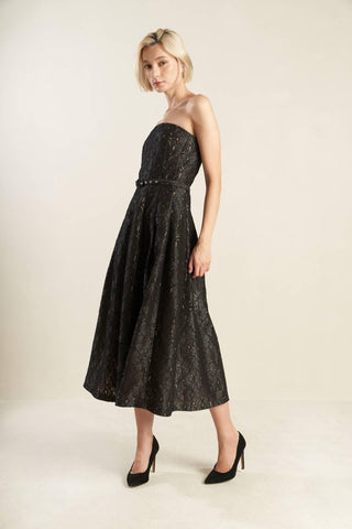 THE TRUTH IS WOVEN LACE MIDI DRESS - Glamourous Grace