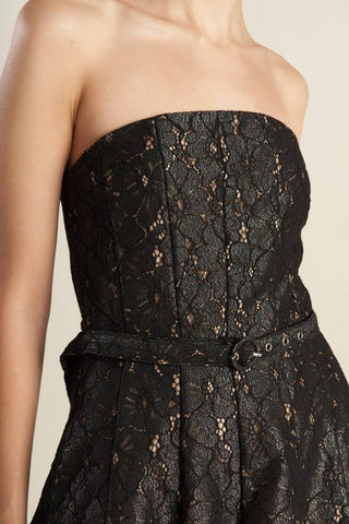 THE TRUTH IS WOVEN LACE MIDI DRESS - Glamourous Grace