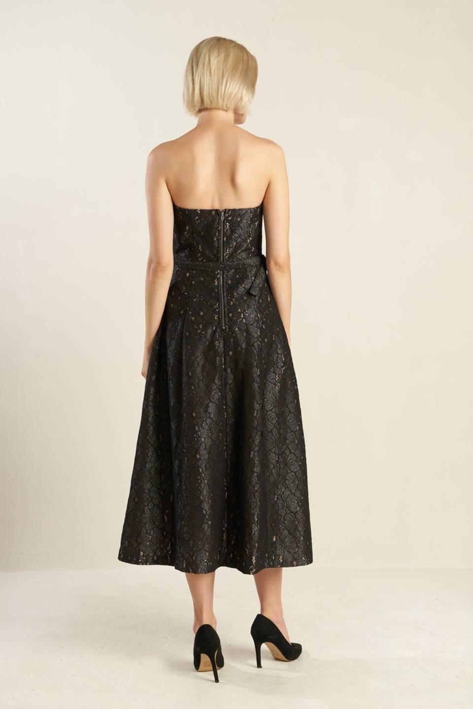 THE TRUTH IS WOVEN LACE MIDI DRESS - Glamourous Grace