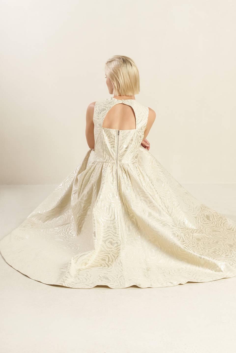 CHECK YOURSELF CHAMPAGNE WOVEN MIDI DRESS - Glamourous Grace