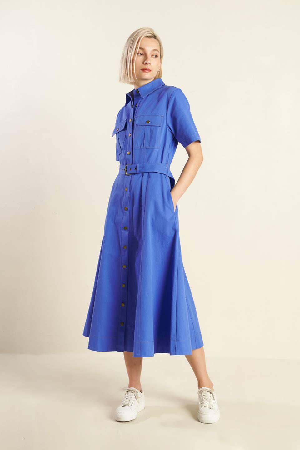 SOUL ON FIRE WOVEN MIDI DRESS - Glamourous Grace