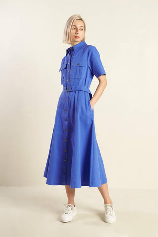 SOUL ON FIRE WOVEN MIDI DRESS - Glamourous Grace