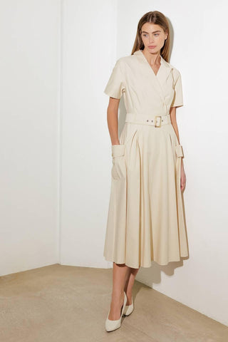 LOST IN THE STARS WOVEN MIDI DRESS - Glamourous Grace