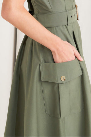 LOST IN THE STARS WOVEN MIDI DRESS - Glamourous Grace