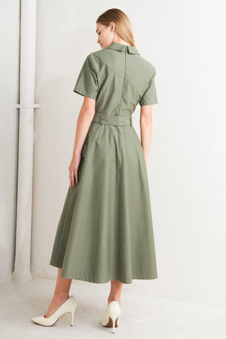 LOST IN THE STARS WOVEN MIDI DRESS - Glamourous Grace