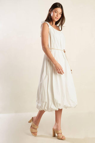 RIVERSIDE SIPS WOVEN MIDI DRESS - Glamourous Grace