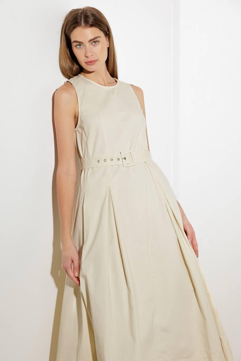 OVER THE WATERS WOVEN MIDI DRESS - Glamourous Grace