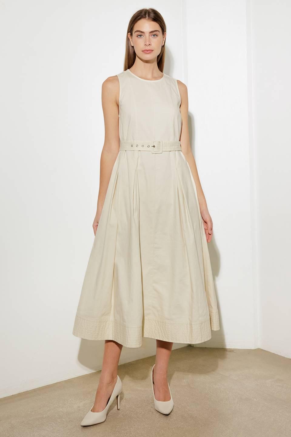 OVER THE WATERS WOVEN MIDI DRESS - Glamourous Grace