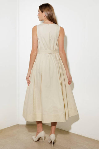 OVER THE WATERS WOVEN MIDI DRESS - Glamourous Grace