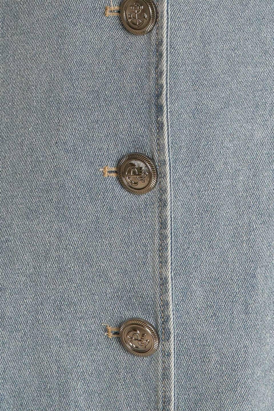 NAUTICAL & NICE DENIM MIDI DRESS - Glamourous Grace