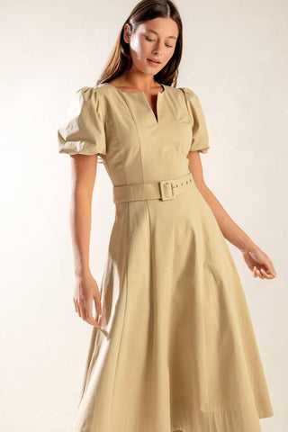 SUNLIT SOIREE WOVEN MIDI DRESS - Glamourous Grace
