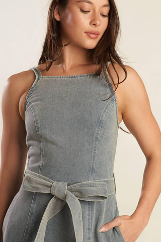 A DAY AT THE VINEYARD DENIM MIDI DRESS - Glamourous Grace