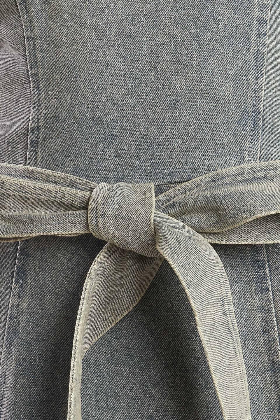 A DAY AT THE VINEYARD DENIM MIDI DRESS - Glamourous Grace