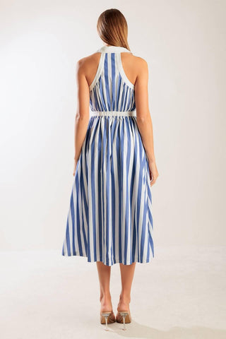WAIT FOR IT WOVEN MIDI DRESS - Glamourous Grace