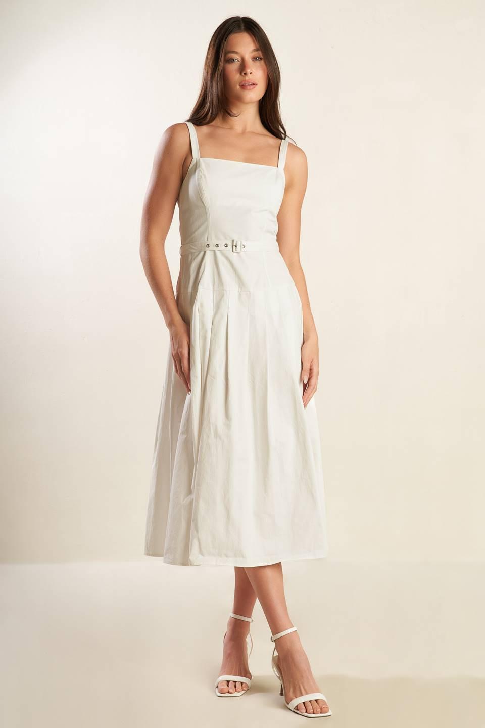SHAY LANTANA WOVEN MIDI DRESS - Glamourous Grace