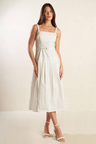 SHAY LANTANA WOVEN MIDI DRESS - Glamourous Grace