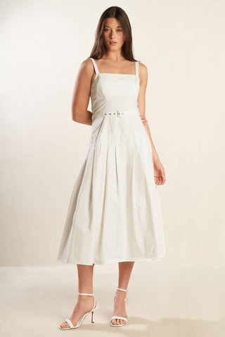 SHAY LANTANA WOVEN MIDI DRESS - Glamourous Grace