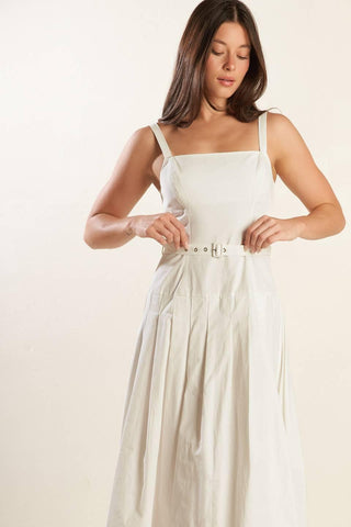 SHAY LANTANA WOVEN MIDI DRESS - Glamourous Grace