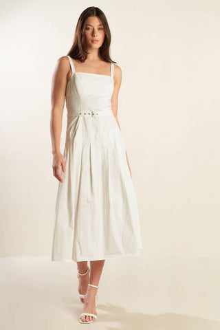 SHAY LANTANA WOVEN MIDI DRESS - Glamourous Grace
