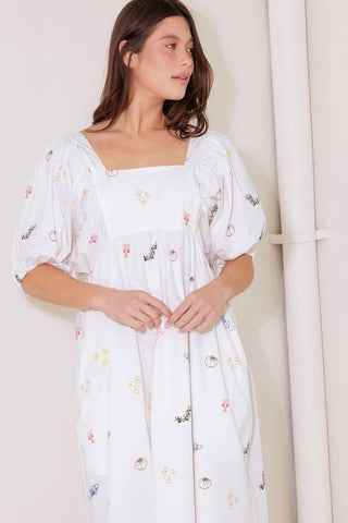THE WORLD IS YOURS WOVEN MIDI DRESS - Glamourous Grace