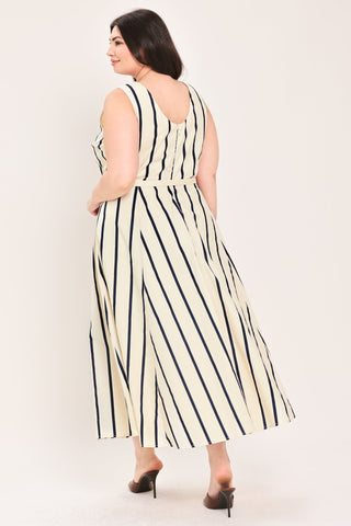 SAIL AWAY WOVEN MIDI DRESS - Glamourous Grace