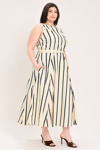 SAIL AWAY WOVEN MIDI DRESS - Glamourous Grace