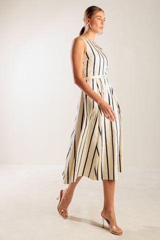SAIL AWAY WOVEN MIDI DRESS - Glamourous Grace
