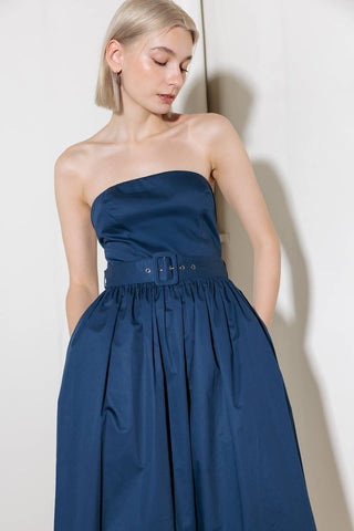 ENDLESSLY CHARMING WOVEN MIDI DRESS - Glamourous Grace