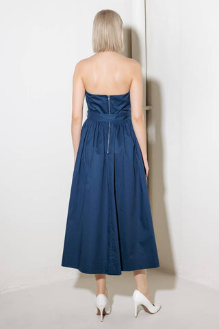 ENDLESSLY CHARMING WOVEN MIDI DRESS - Glamourous Grace
