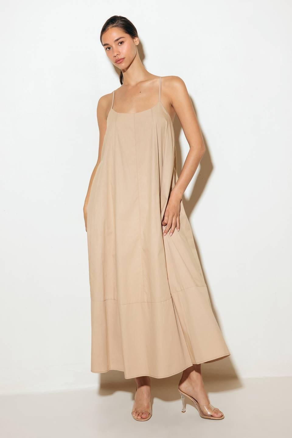 DAISY LANE WOVEN MIDI TENT DRESS - Glamourous Grace