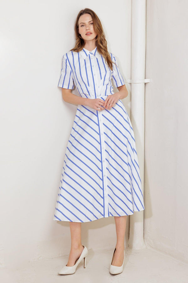 YOU HAD ME AT WOVEN MIDI DRESS - Glamourous Grace