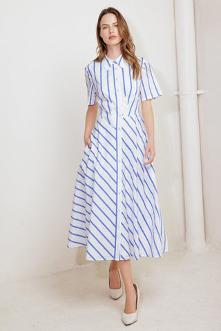 YOU HAD ME AT WOVEN MIDI DRESS - Glamourous Grace