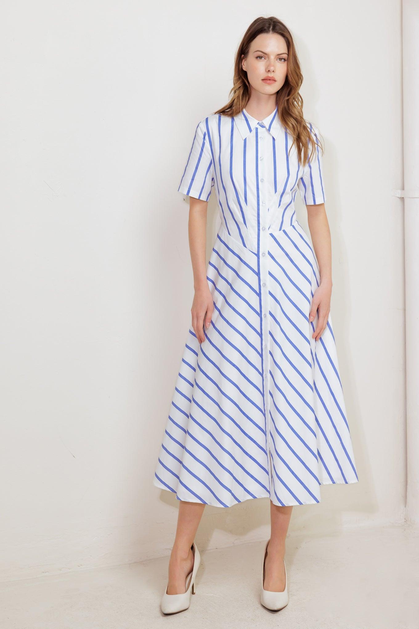 YOU HAD ME AT WOVEN MIDI DRESS - Glamourous Grace