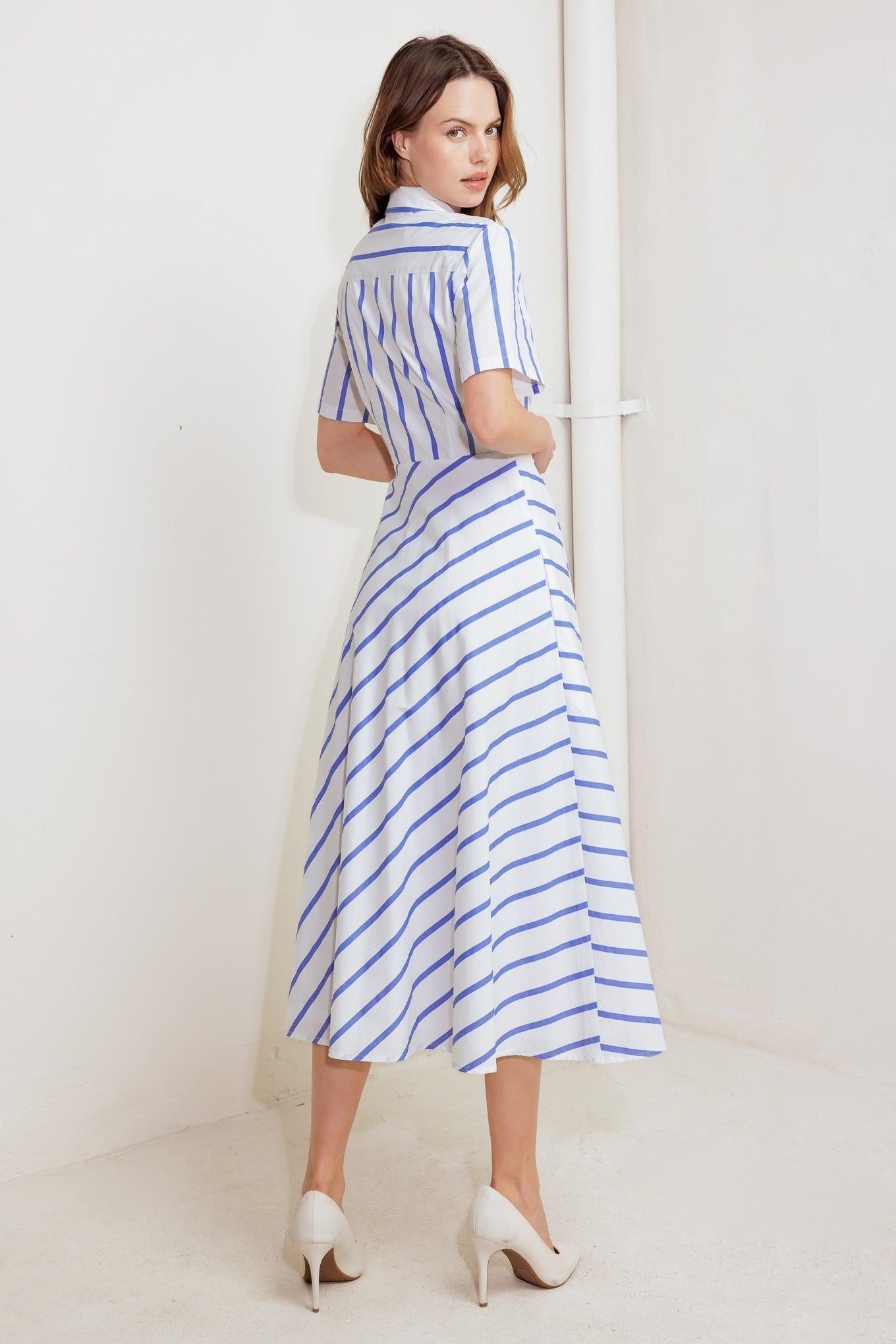 YOU HAD ME AT WOVEN MIDI DRESS - Glamourous Grace
