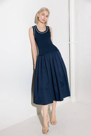 CELEBRATE EVERYDAY NAVY DRESS - Glamourous Grace