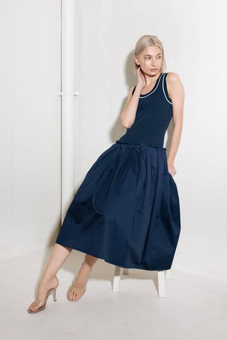 CELEBRATE EVERYDAY NAVY DRESS - Glamourous Grace