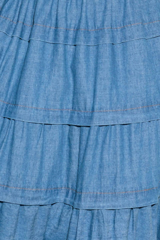 ETERNAL DESIRE DENIM MIDI DRESS - Glamourous Grace