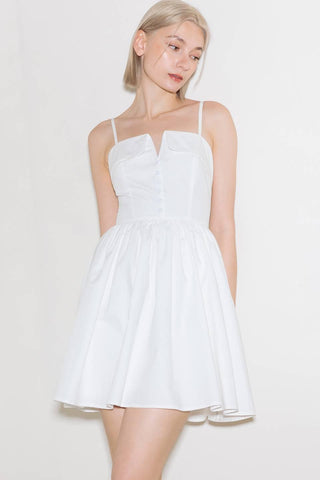 PURE ROMANCE WOVEN MINI DRESS - Glamourous Grace