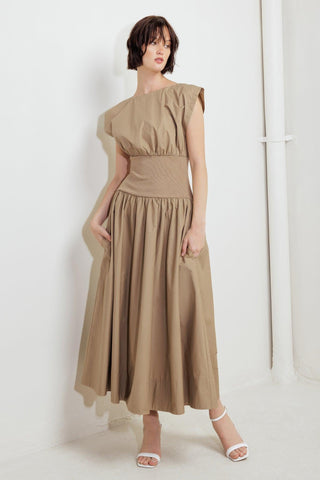 DREAMWEAVER ROMANTIC WOVEN MIDI DRESS - Glamourous Grace